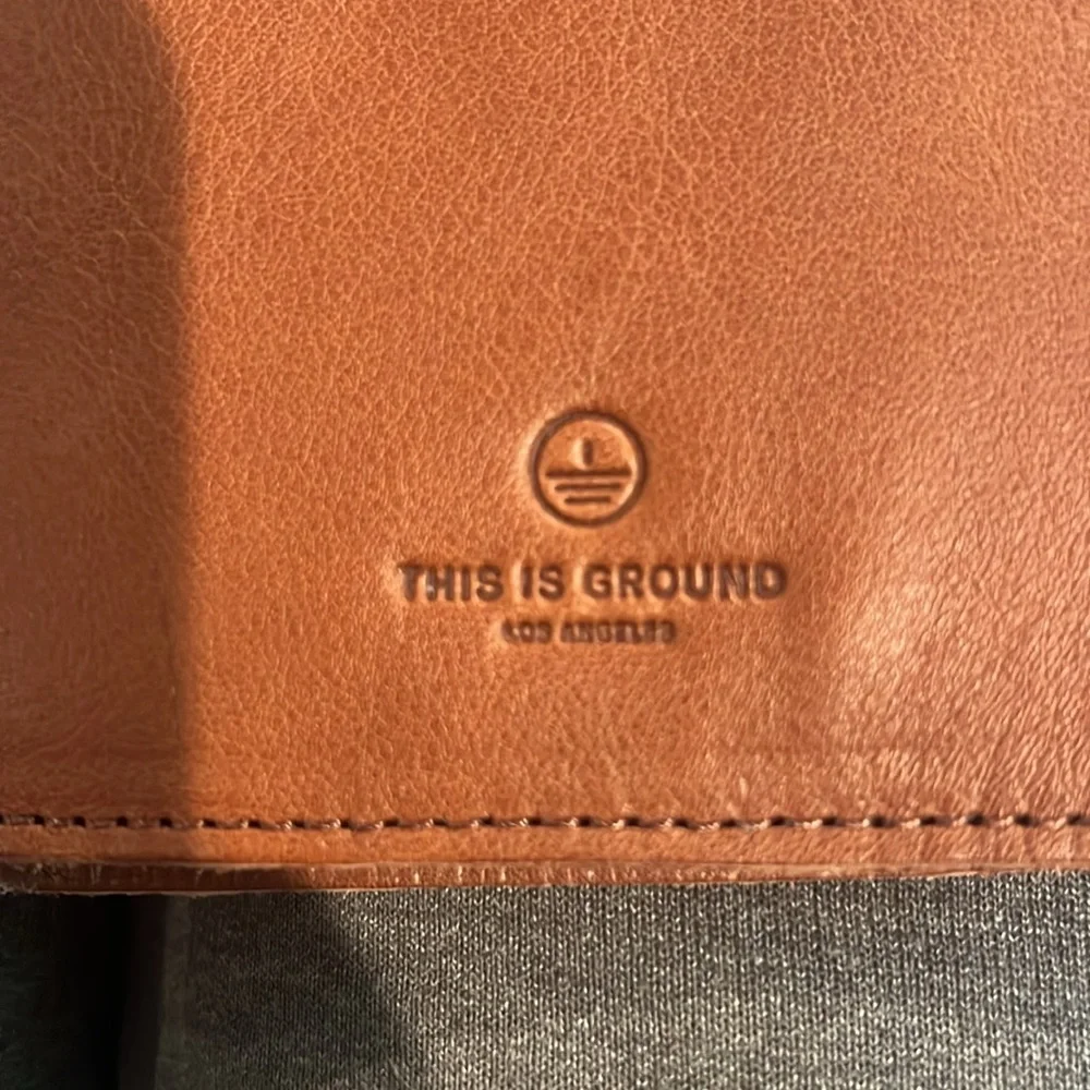 This Is Ground Leather Passport Wallet